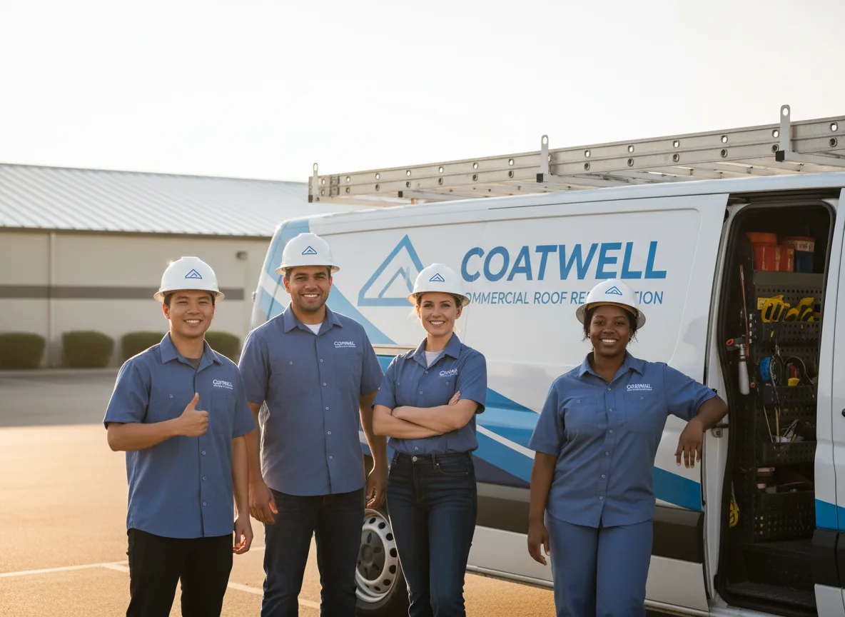 Commercial roof coating company in Goodfield, IL